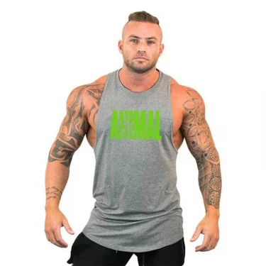 Brand Sleeveless Casual Cotton Gym Tank Tops Men Fashion Bodybuilding Clothing Undershirt Fitness Stringer Muscle Workout Vest 5