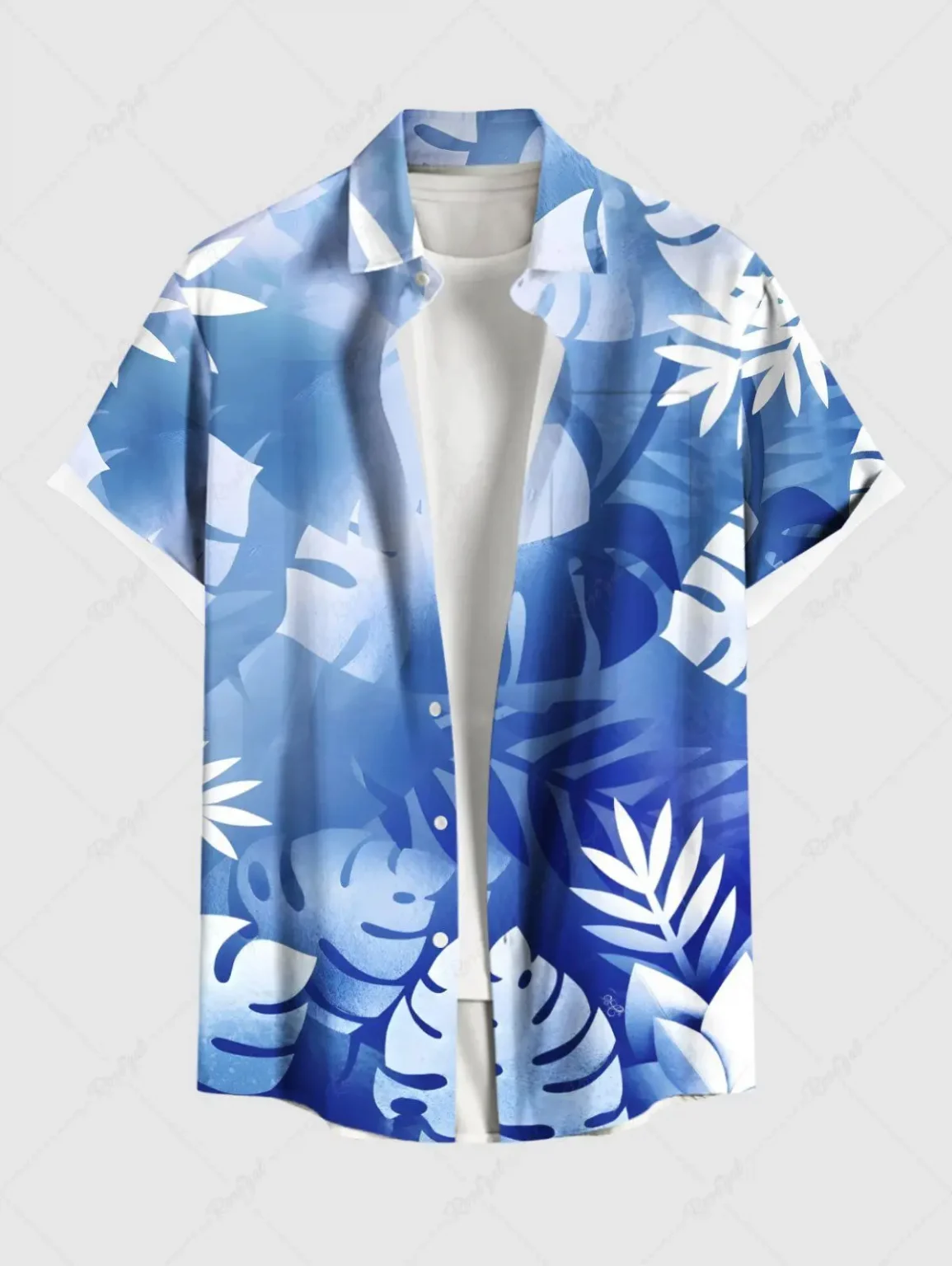 Fashion Men's Hawaiian Shirts 3D Printed Short Sleeved Button Down Lapel Shirt For Summer Oversized Tops Casual Shirt For Men 1