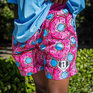 Summer New Men's Quick-Drying Donuts Swim Trunks Basketball Fashion Trend Comfortable Casual Shorts High-end Baseball Shorts 1