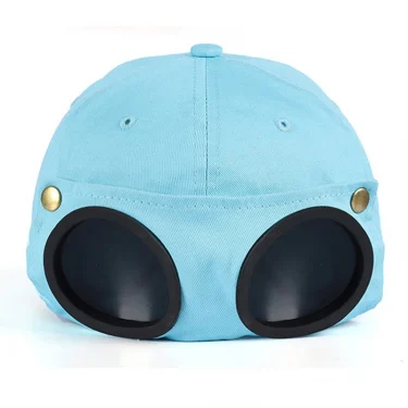 New Arrival Men Women Baseball Cap Pilot Glasses Washed Cotton Snapback Outdoor Reverse Sports Fashion Trucker Dad Hat MZ0085 4