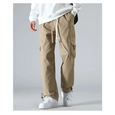 Male Outdoor Jogging Fitness Elastic Trousers Summer Ice Silk Pants Men's Casual Cool Quick-drying Sports Pants Jogger 2