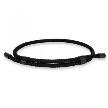 MKENDN 3MM Waterproof Surfering Rope Bracelets Men Adjustable Nautical Rope Bracelet Women Black Stainless Steel Sport Buckle 5
