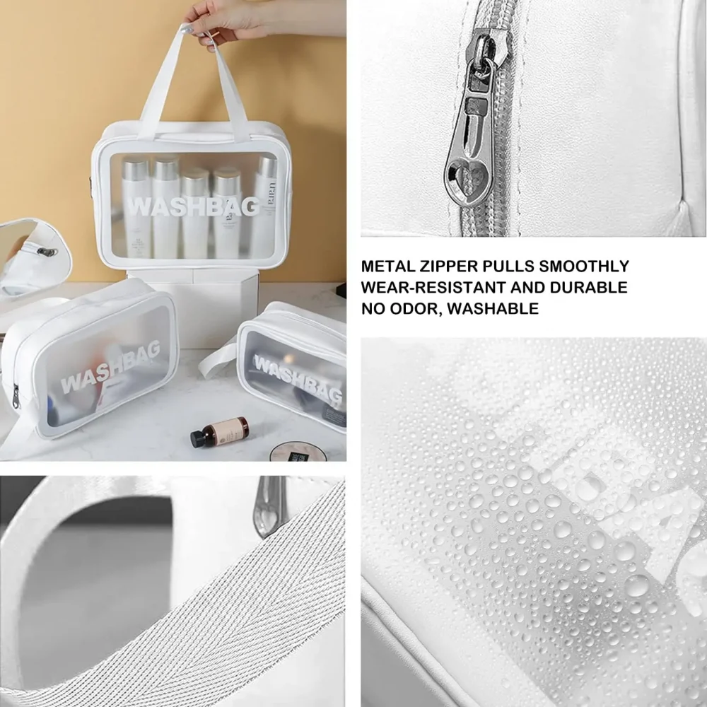 Cosmetic bag female portable 2025 new senior travel large capacity handheld waterproof cosmetic storage bag box wash bag 5