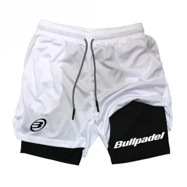 New Men's Padel Sport Shorts Summer Male Breathable Tennis Shorts Quick-Drying Badminton Trousers Outdoor Running Sportwear 1