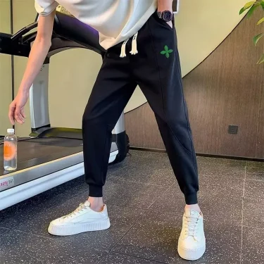 Casual Sanitary Pants For Jogger Men Loose Fitting Ankle Pants Autumn Drawstring Elastic And Sporty Harun Trendy Mens Fashion 1