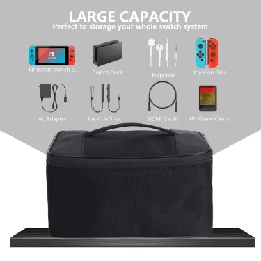 Large Storage Bag for Nintendo Switch 2 2025 Travel Carrying Protective Case for Switch2 Anti-Scratch Game NS2 Accessories 4