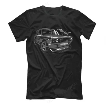 Summer Cotton Short Sleeve O-Neck Mens T Shirt New S-5xl Russian Zhiguli LADA Car T-Shirt. oversized harajuku graphic t shirts 1