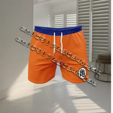 2025 New Men's Quick-drying Shorts Japanese Animation 3d Printing Comfortable Casual Breathable Sweat-absorbing Y2K Streetwear 1