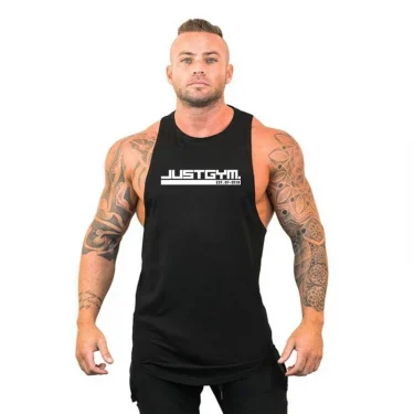Mens Fitness Clothing Brand Workout Casual Gym Bodybuilding Tank Top Fashion Vest Breathable Singlets Sports Sleeveless Shirt 3
