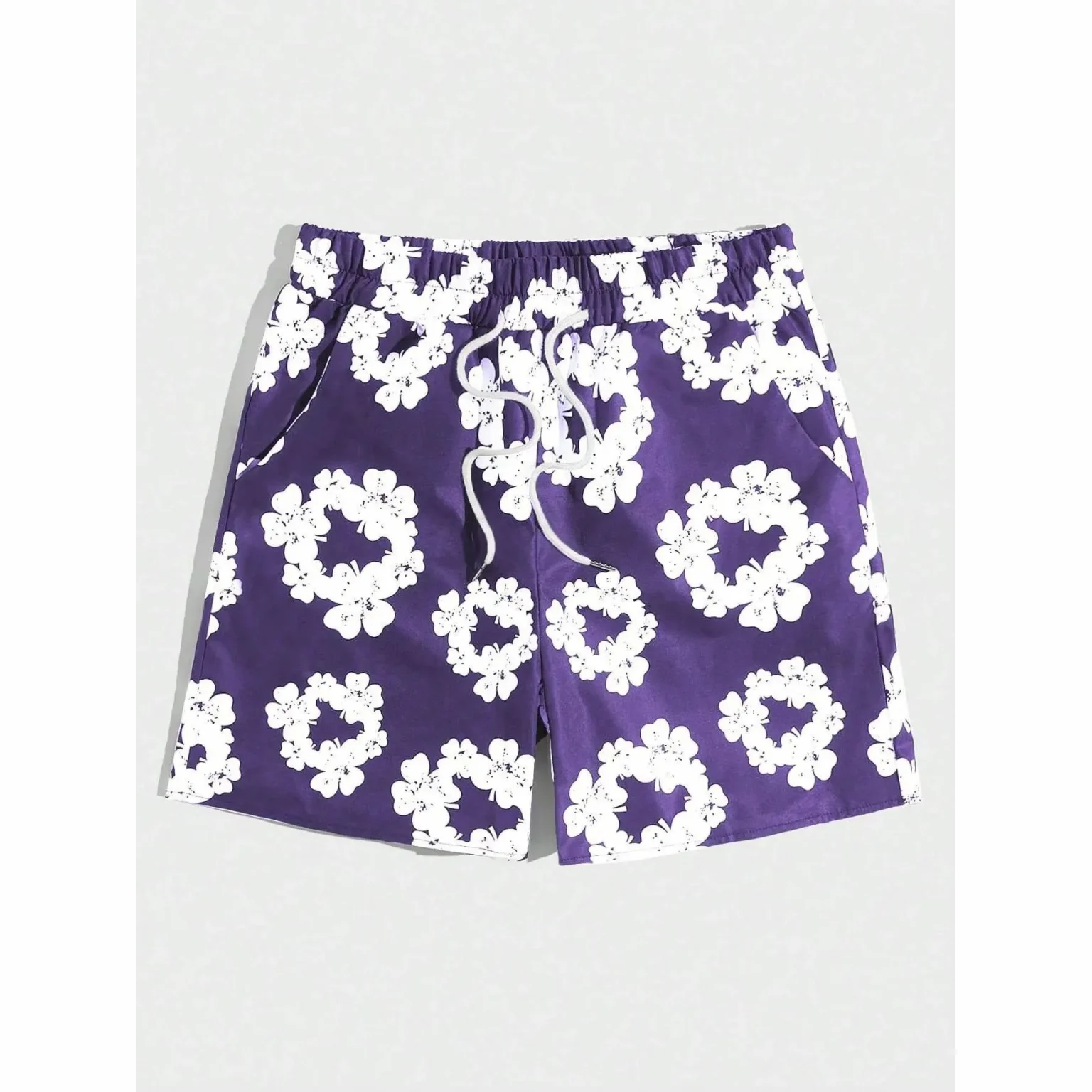 2025 American Style Flower 3D Sports Shorts Men's Boxing Combat Training Sports Pants Summer Beach Breathable Quick Drying Pants 3