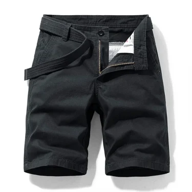 Men Summer Casual Solid Casual Cargo Shorts Men Fashion Cotton Tactical Shorts Pants Men Outdoor Breathable Joggers Shorts Male 5