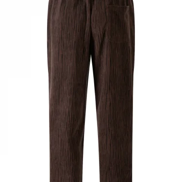 Spring new men's pants 2025 fashion corduroy high quality super casual trend for young men straight pants wide leg pants 6