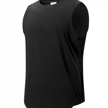 Summer Men's Fitness Basic Tank Top Quickly Dry Sport Top Running Vest Gym Fitness Sleeveless Sport Shirt Tank Tops 5