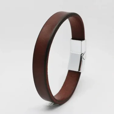 Jiayiqi Vintage Genuine Leather Wrap Cord Cuff Bracelet For Hand Wrist Wristband Men Woman Punk Bangle Couple Jewelry Gift 1