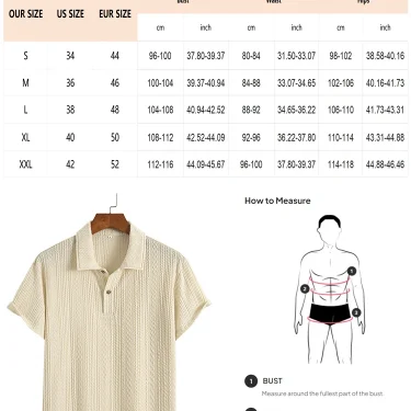 2025 Men's Polo Shirts Solid Color Jacquard Textured Polo Collar Half Buttoned Short Sleeves T-shirt for Men New Polo Shirt 6