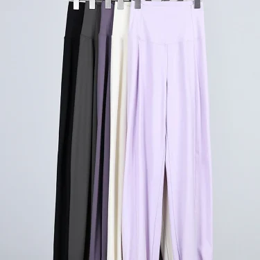 BIVIGAOS Spring Summer High Waist Sport Sun Protection Pants Women Slim Quick Dry Casual Bloomers Running Yoga Jogger Sweatpants 6