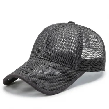 Summer Men Hat Openwork Brim Breathable Mesh Cap Unisex Outdoor Fishing Sports Sunscreen Baseball Mesh Caps Women Sunscreen Hat 4