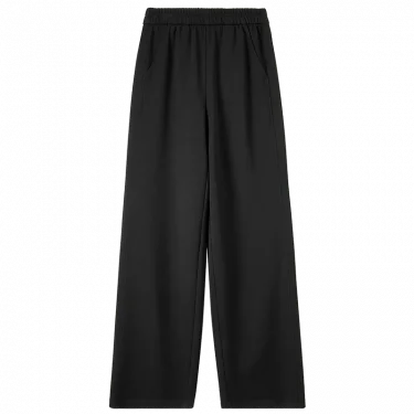 SENTUBILA Straight Cotton Pants Women 2025 Spring New Solid Elastic Waist Pockets Full-length Trousers Feamle Clothing 141K53880 6
