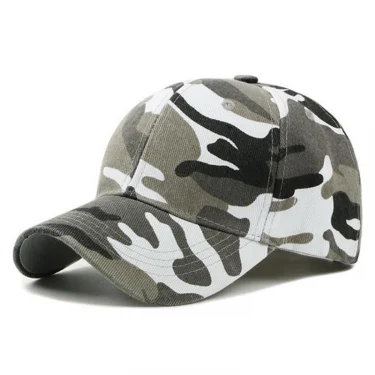 Men Women Summer Cotton Camouflage Printed Baseball Caps Sunhat Outdoor Unisex Sports Adjustable Snapback Anti-UV Hat Visors 4