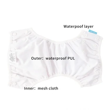 HappyFlute Baby Reusable 1PC Swimming Diapers Boys or Girls Cartoon Swimwear Children Adjustable Summer Swimming Nappy Pants 3
