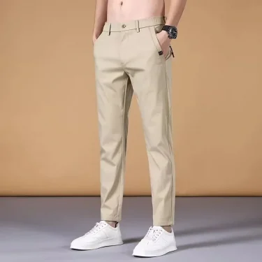 Fashion Men's Pants Summer Suit Pants Casual Korean Men's Pants Joggers Men Streetwear Casual Sports 3