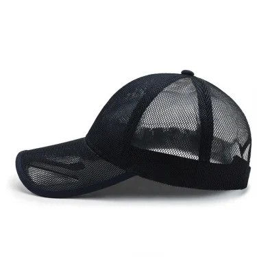 Summer Men Hat Openwork Brim Breathable Mesh Cap Unisex Outdoor Fishing Sports Sunscreen Baseball Mesh Caps Women Sunscreen Hat 6