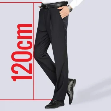 Big Fat Tall Men Clothing Men Dress Pants Extra Long Length Black Trouser Male Slim Plus Large Size Clothes 190cm 120cm 200 Cm 1
