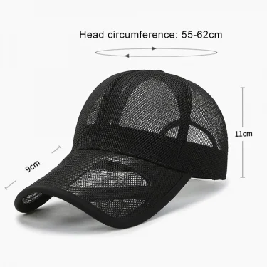 Breathable Sun Protection Caps Fashion Men Women Full Mesh Hats Summer Sunscreen Hats Sun Protection Caps Baseball Cap 6
