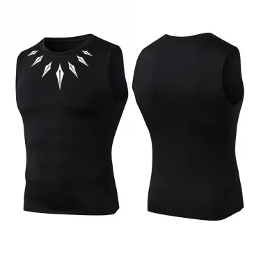 Men Quick Dry Running T-Shirts Compression Sleeveless Quick-drying Jersey training shirt Gym Mens Tank Top 1