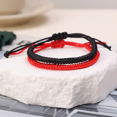 Lucky Red Thread Bracelet for women men Tibetan Buddhist Adjustable Handwoven Braided Rope Knots Bracelets Jewelry Wristbands 6