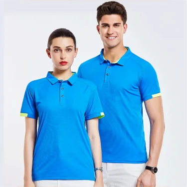 Quick Drying Short Sleeved Polo Shirt Golf Company Group Brand Breathable Mesh Lapel Sports Short Sleeved 8 Colors Large 2024 2