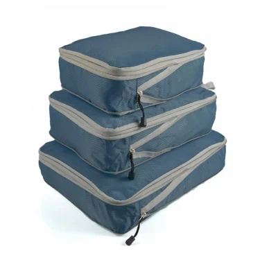 3PCS Compressed Packing Cubes Travel Storage Organizer Set Mesh Visual Luggage Portable Convenient Lightweight Suitcase Bag 6