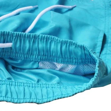 Men's Swim Trunks Beach Shorts Drawstring with Mesh Lining Elastic Waist Plain Breathable Soft Casual Daily Streetwear 4