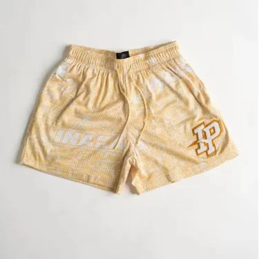 Men's Clothing Ip Trend Casual Shorts Summer Sports Net Breathable Quick Drying Shorts Men's Beach Basketball Tracksuit Pants 1