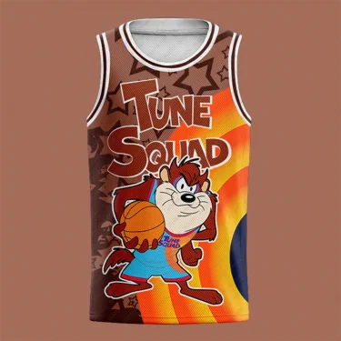 American Basketball Sports Vest Bugs Bunny Print Men Women Sleeveless T-shirt Breathable Loose Quick Drying Oversized Tank Tops 4