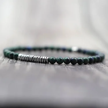 Natural Small Beads Bracelet Stone Handmade Blue Red Turquoise Braclet Men Women Lucky Armband Student Outdoor Biker Accessories 4