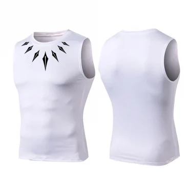Men Quick Dry Running T-Shirts Compression Sleeveless Quick-drying Jersey training shirt Gym Mens Tank Top 6