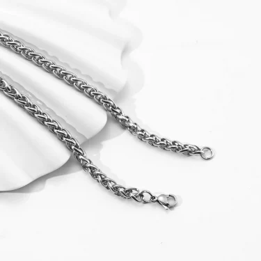 Cuban Chain Bracelets Stainless Steel Bracelet Keel Chain 3/5 Mm Curb for Men Women Free Shipping Factory Offer Punk Jewelry 5