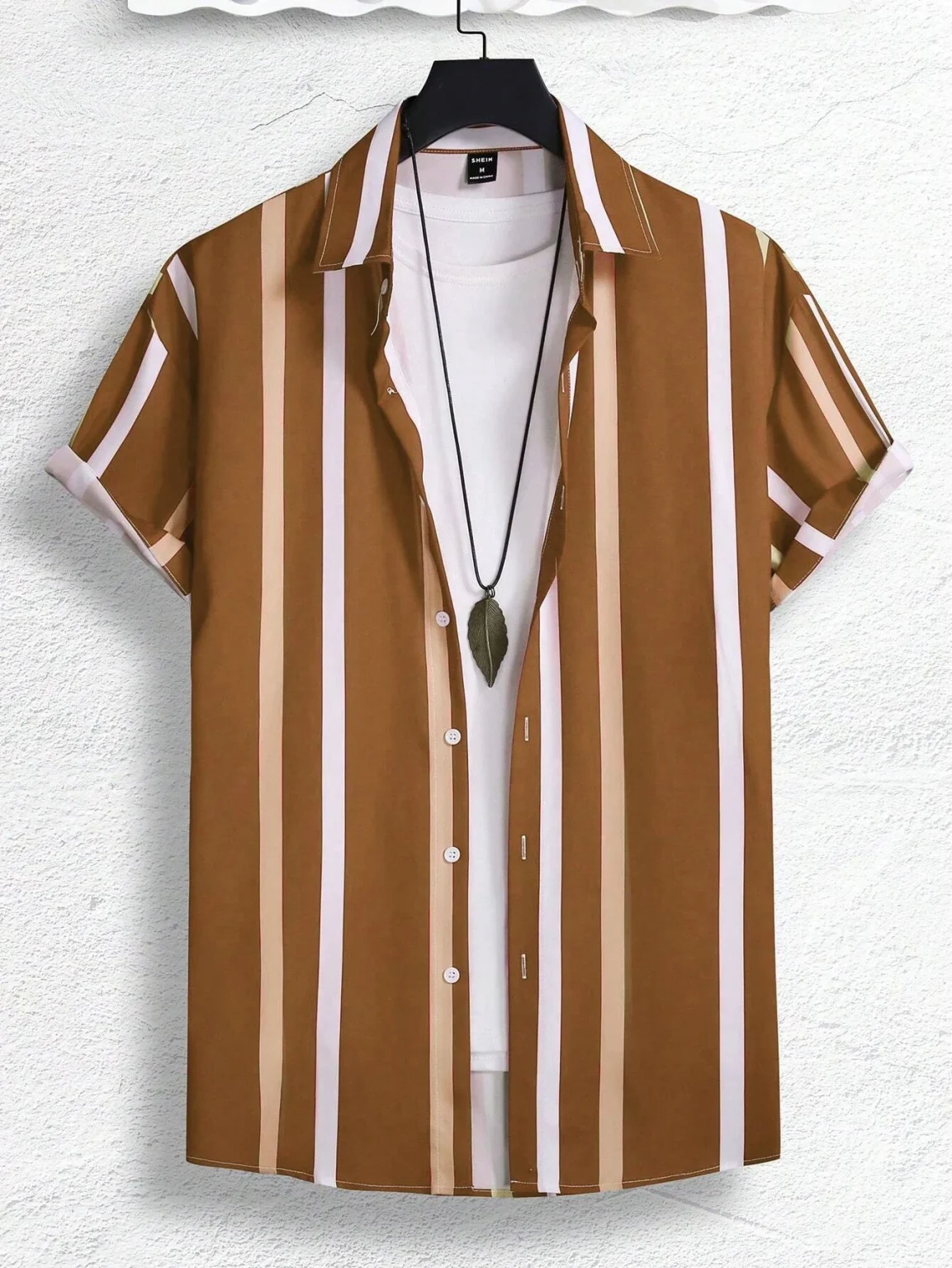 Men Women Shirts Colorful Striped Pattern Print Design Short Sleeve Shirts Fashion Button Short Sleeve Tops 3