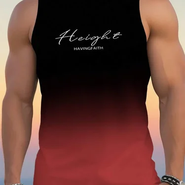 2025 Summer Casual Mens Tank Top City Street Fashion Quick drying Men's Tank Top Outdoor Sports Mens Sleeveless T-shirt3DPrinted 1