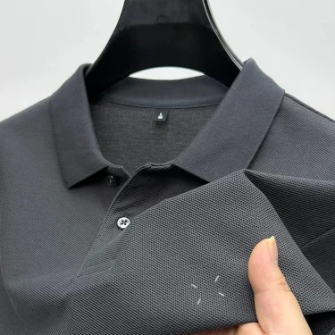 2025Luxury Brand Men Polo Shirt Summer New Korean style Exquisite Print Short Sleeve T-shirt Fashion Lapel Leisure ​Menswear Top 4