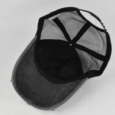 Summer Yellowstone Dutton Ranch Hat Cross Ponytail Baseball Cap Distressed Outdoor Embroidery Sunscreen Hat Solid Color Cap 6