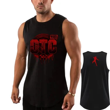 Men's Wrestling Fans Summer New Roman Reigns OTC Black Tank Top Street Casual Fashion Top 2