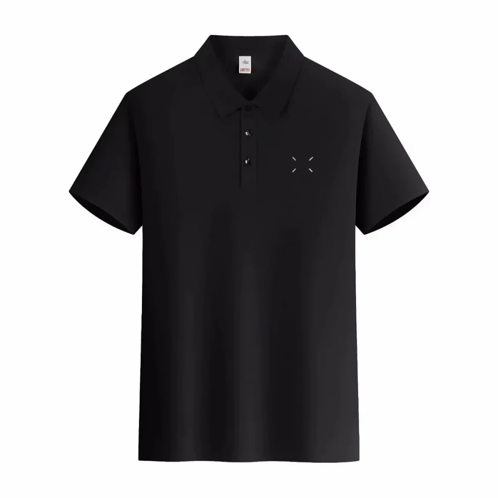2025Luxury Brand Men Polo Shirt Summer New Korean style Exquisite Print Short Sleeve T-shirt Fashion Lapel Leisure ​Menswear Top 6