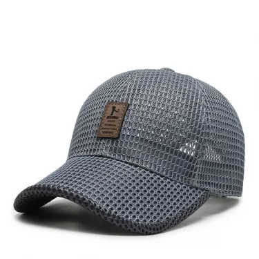 Summer Unisex Men fishing Baseball Caps Women Breathable Mesh Snapback Hats Black Casual sport Hats Cap 4