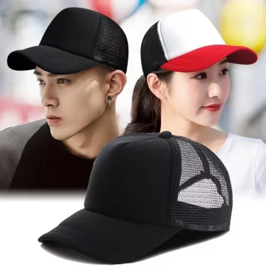 Unisex Cheaper 5 Panel Trucker Hat For Adult Summer Net Baseball Cap Men Women Blank Mesh tentacle Sun Hat Visor 2