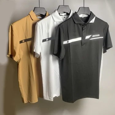 2025 New Men's Business Outdoor POLO Short Sleeve Golf Clothing 1