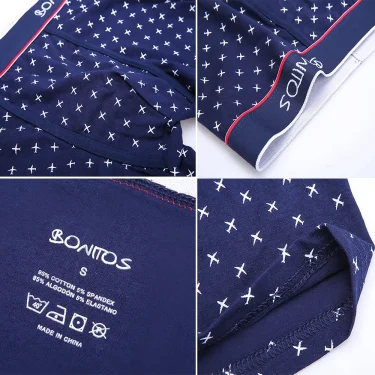 4pcs Boxer Shorts Men's Panties Homme Underpants Boxershorts Underwear for Man Cotton Male Couple Sexy Set Calecon Lot Soft Box 2