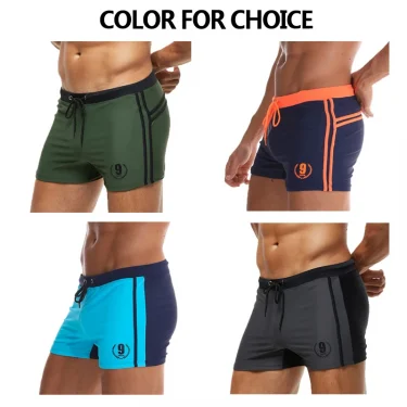 DATIFER Brand Summer Gym Shorts Men Breathable Fashion Adjust waist Swimming Shorts Men Trunks Sport SwimSuits Beach Pants 5