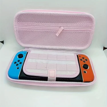 Carrying Case For Nintendo Switch Ns/Switch OLED Model，Hard portable travel case suitable strawberry themed switch accessories 3